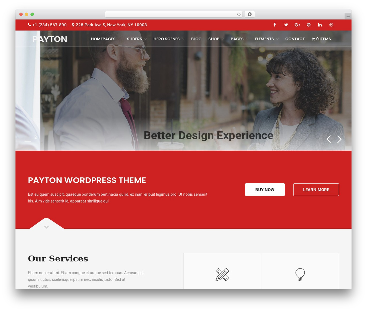 Layers WordPress theme - payton.payo-themes.com