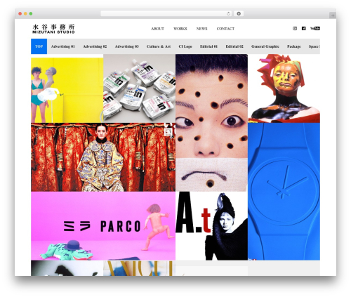NUMERO WP theme - mizutanistudio.com