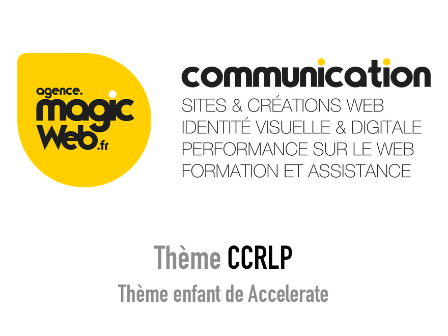 Theme WordPress CCRLP by Agence MagicWeb