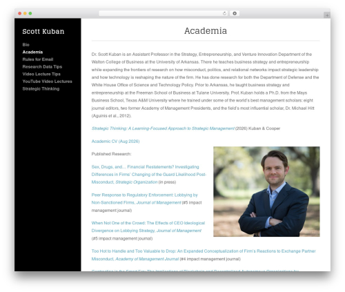 TrailSK WordPress theme - scottkuban.com