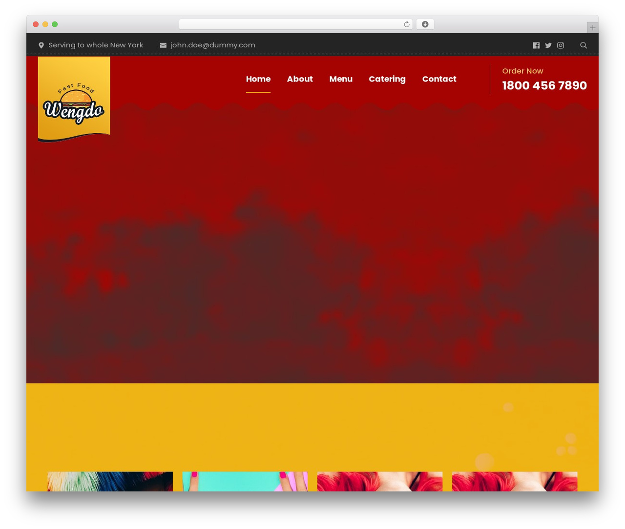 Wengdo premium WordPress theme - el-rey-colton.com