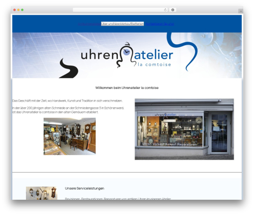 WordPress theme child-theme - antikuhrenatelier.ch