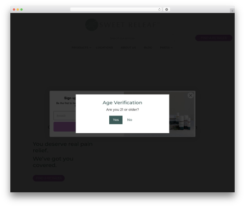 Superstorefinder wp WordPress plugin - sweetreleaf.com