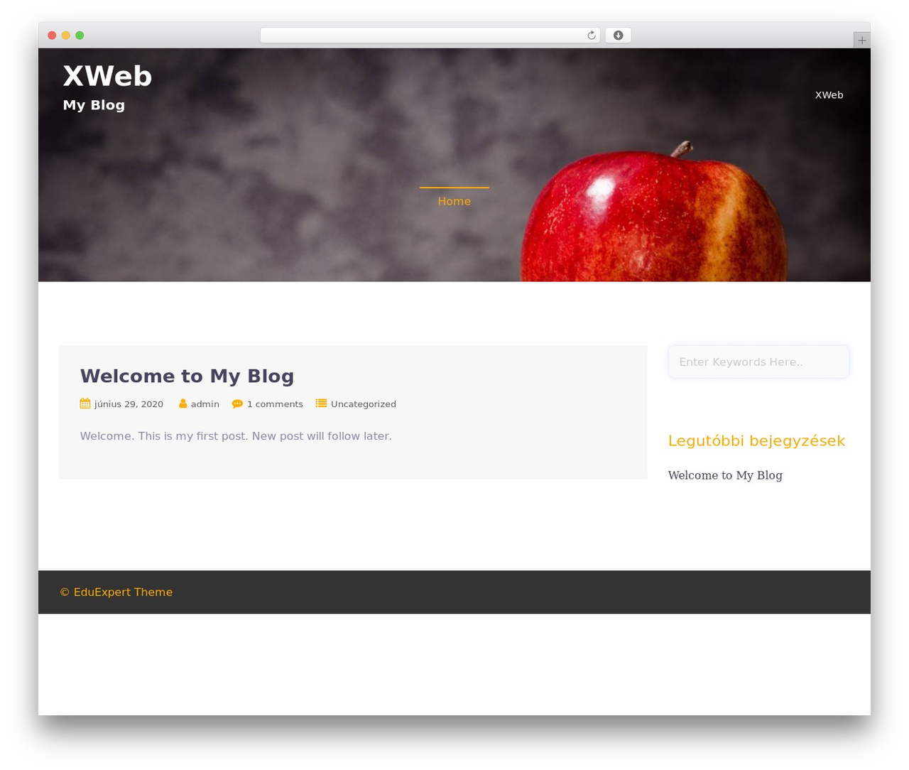 WordPress theme EduExpert - xweb.hu WordPress theme EduExpert - xweb.hu