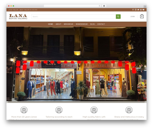 WordPress theme Flatsome - lanatailor.vn