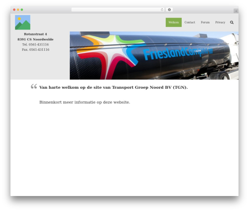 WordPress theme Impreza - tgnoord.nl