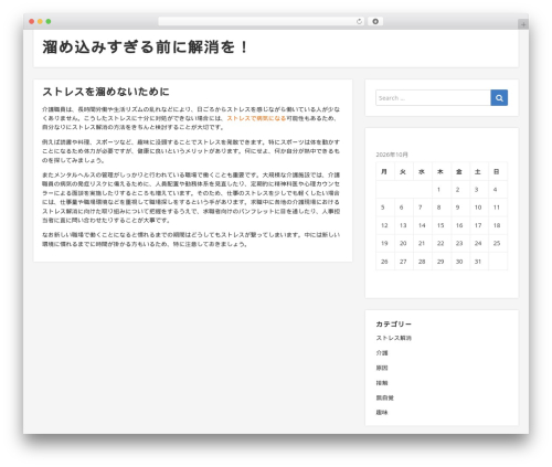 WordPress website theme NEBlue - boyandro.info