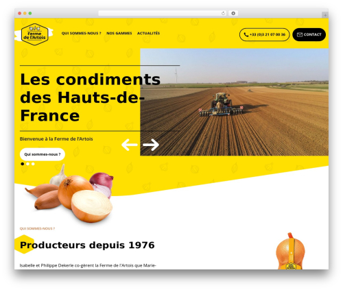 WP Starting Theme theme WordPress - fermedelartois.com