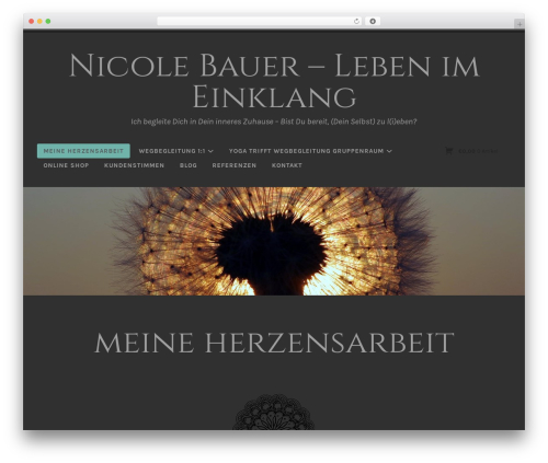 WP theme Radcliffe 2 - lebenimeinklang.net