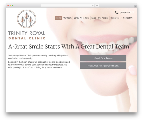 Beaver Builder Theme WordPress theme - trinityroyaldental.com