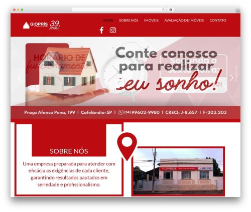 Lgpd consent WordPress plugin - gioprisimobiliaria.com.br