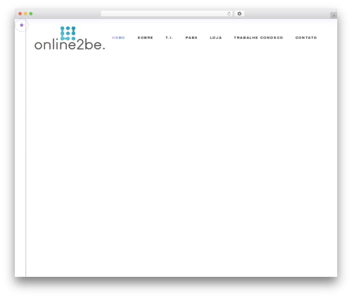 DEON WordPress theme - online2be.com.br