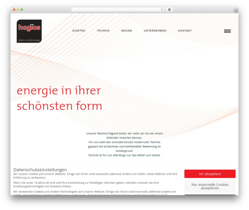 Hagios Theme WordPress theme - hagios.de