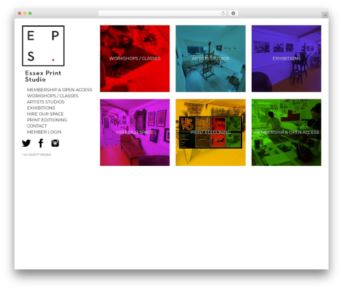 LeftSide WordPress theme - essexprintstudio.co.uk