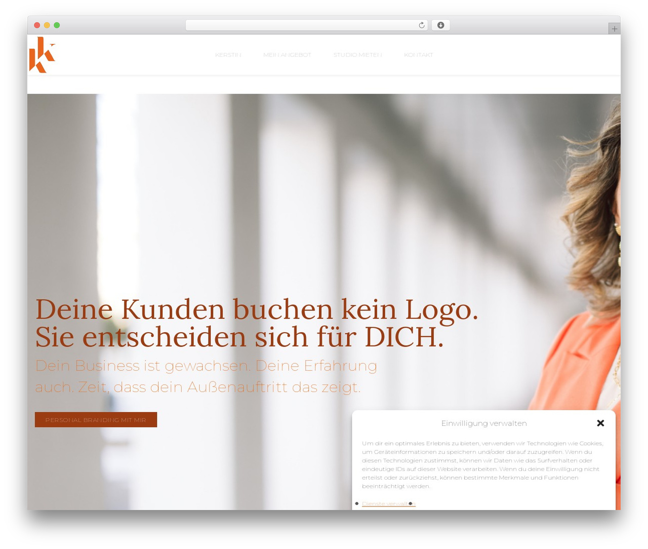 Overlap WordPress theme - kerstinkeysers.de