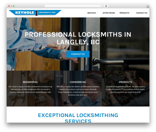 Reach Local premium WordPress theme - keyholelocksmith.com