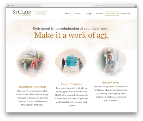 stclair theme WordPress - stclairfinancial.com