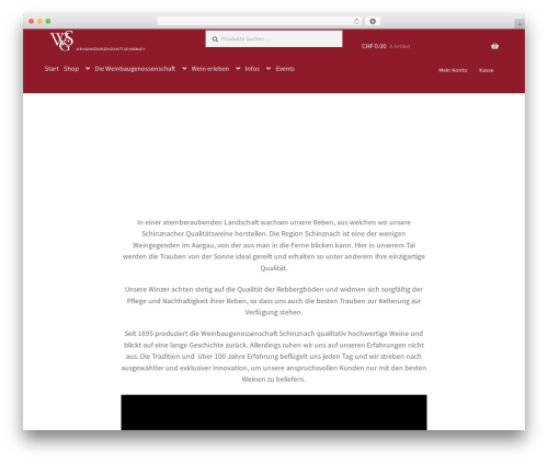 Storefront reviews WordPress plugin - weinbaugenossenschaft.ch