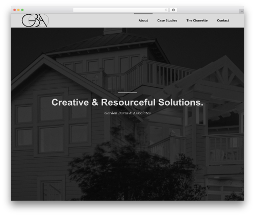 Struktur theme WordPress - gordonburnsandassociates.com