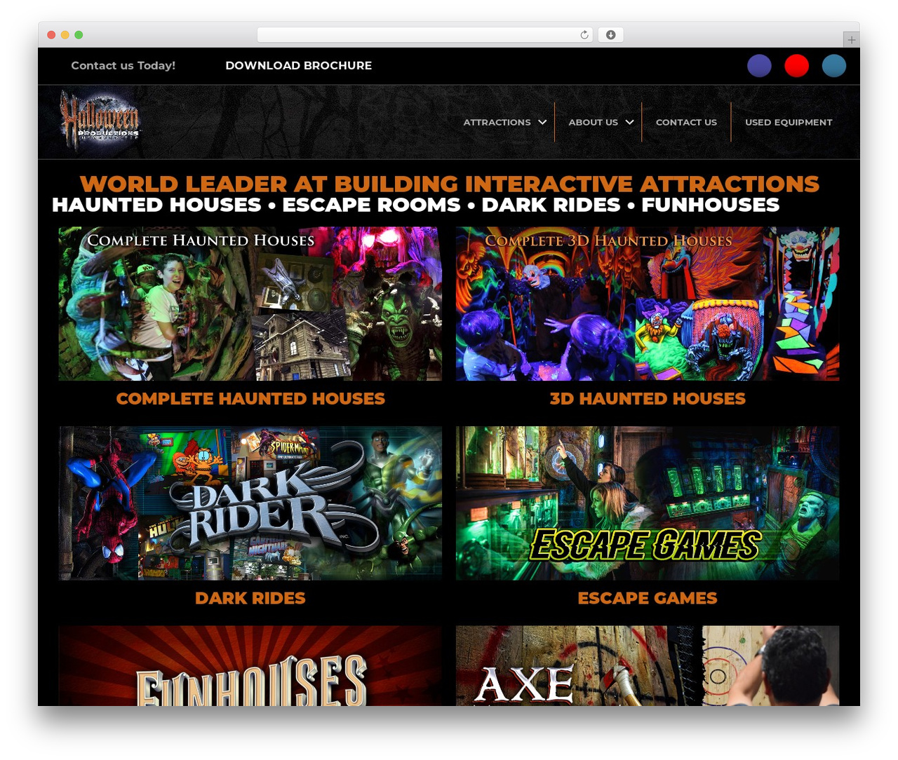 Theme WordPress Beaver Builder Theme - halloweenproductions.com