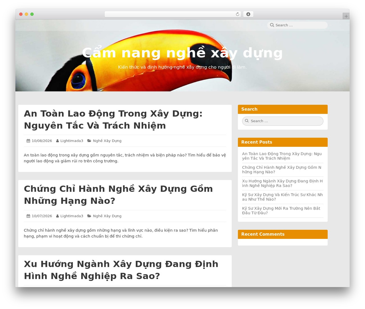 Theme WordPress Canary - lightbringer-lovely.com