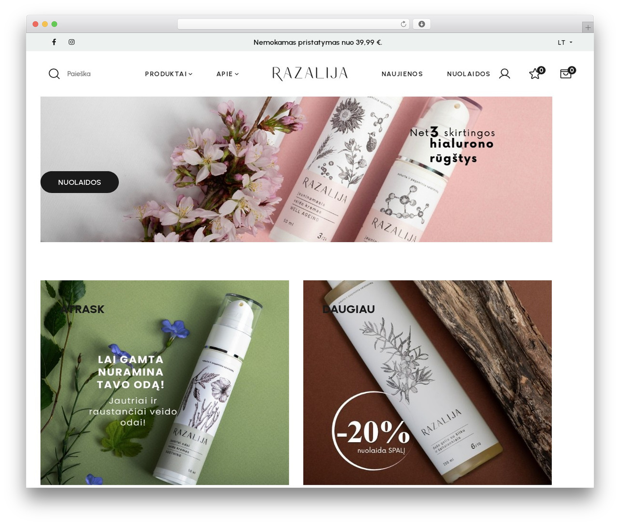 Theme WordPress Glowing (DEV) - razalija.lt Theme WordPress Glowing (DEV) - razalija.lt
