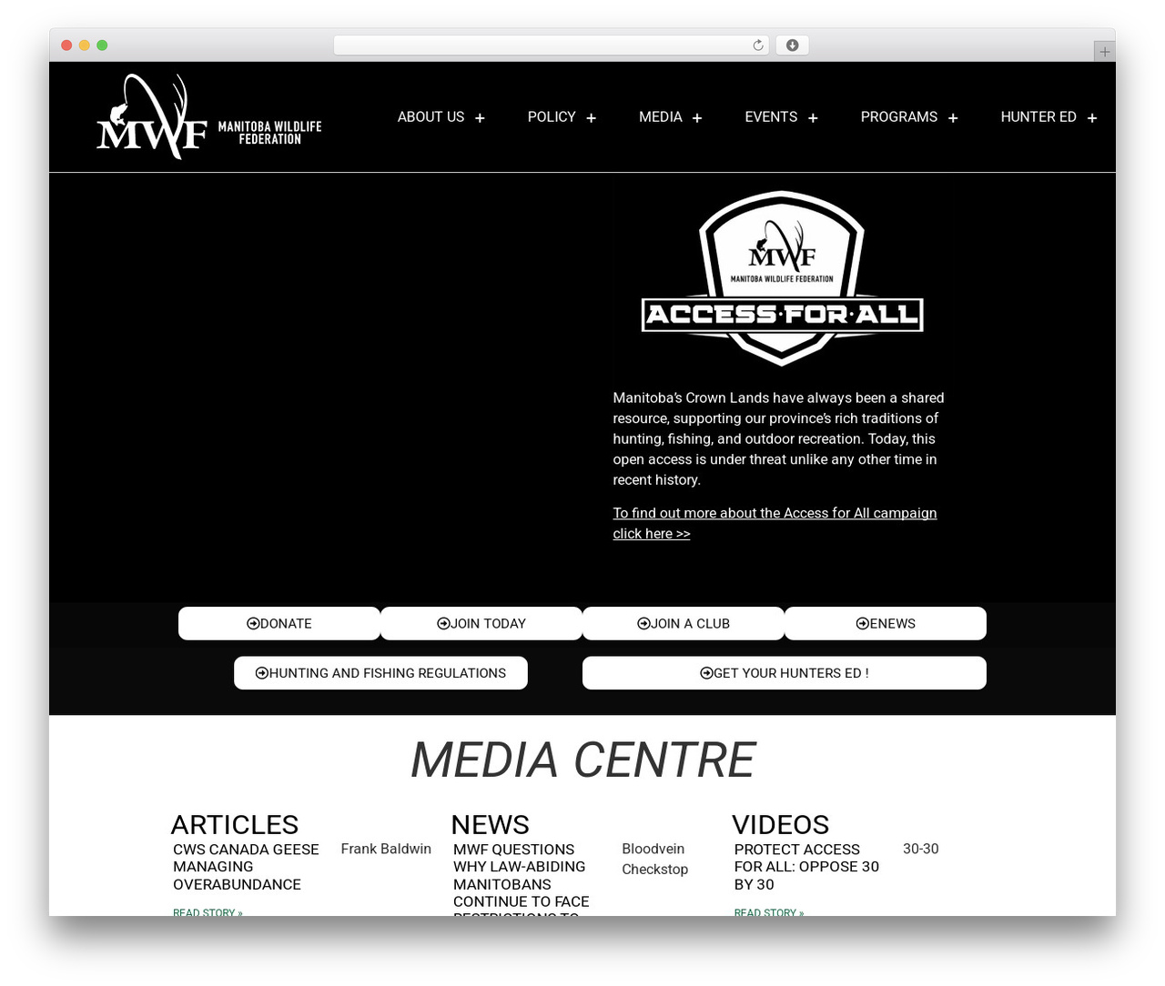Theme WordPress Hello Elementor - mwf.mb.ca