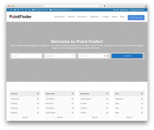 Pointfindercoreelements WordPress plugin - negoxyos.com