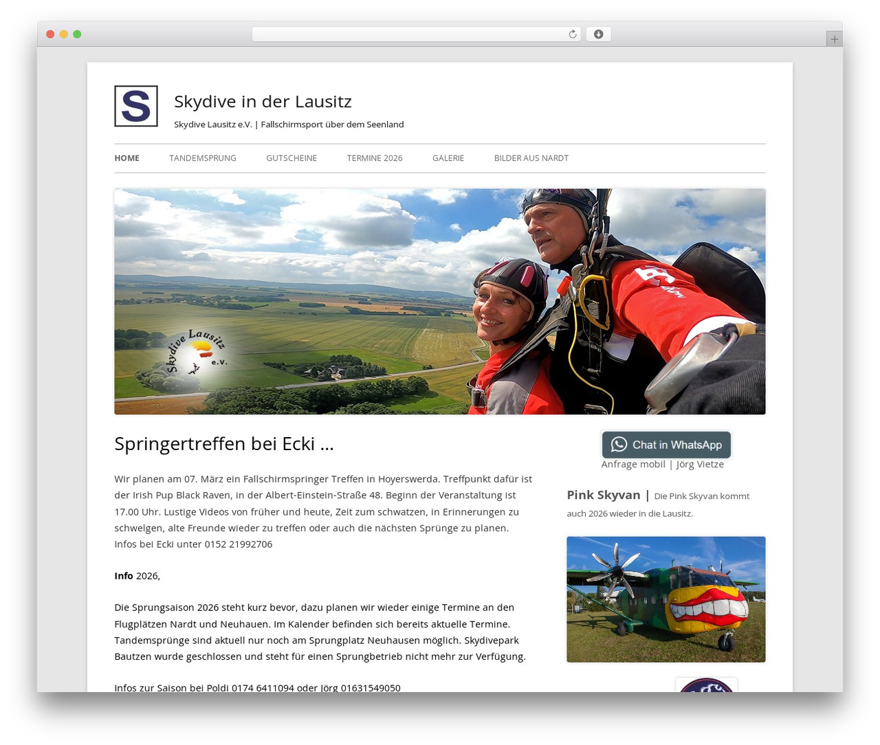 Tiny Forge WP theme - skydive-lausitz.de Tiny Forge WP theme - skydive-lausitz.de