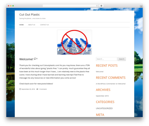 Tiny Framework top WordPress theme - cutoutplastic.com