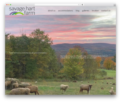 WordPress theme Beaver Builder Theme - savagehartfarm.com