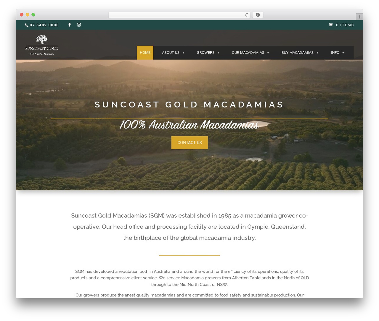 WordPress theme Divi - suncoastgold.com.au