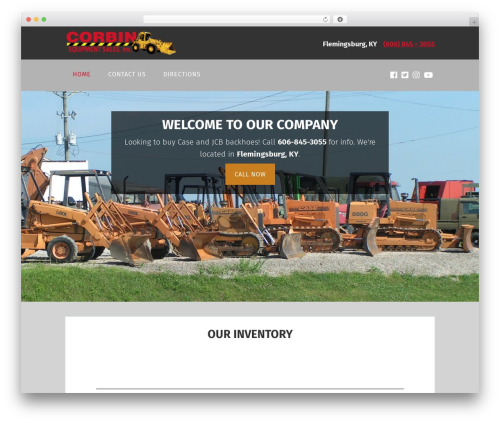 WordPress theme Genesis - corbinequipment.com