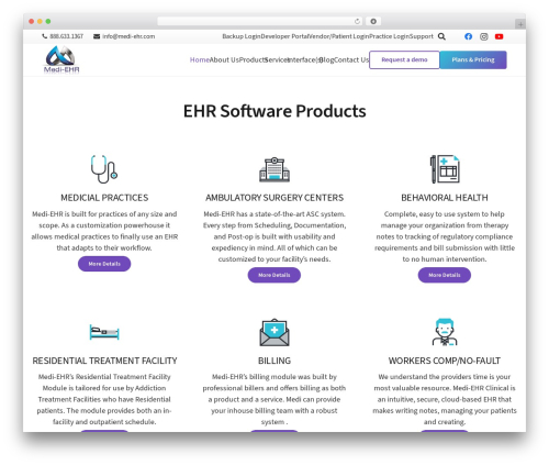 Float menu pro WordPress plugin - medi-ehr.com