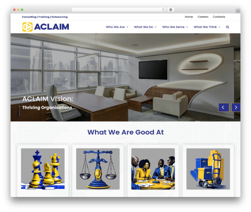 aclaim top WordPress theme - aclaimafrica.com