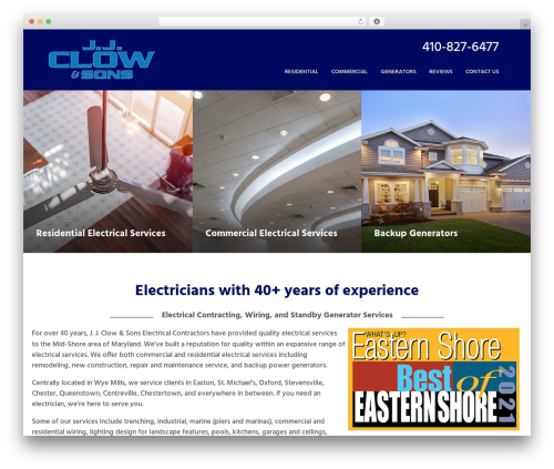 Beaver Builder Theme WordPress theme design - clowelectric.com