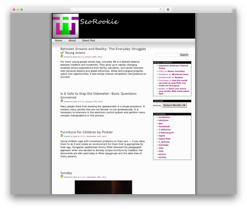 Contempt v2 theme WordPress - seorookie.net