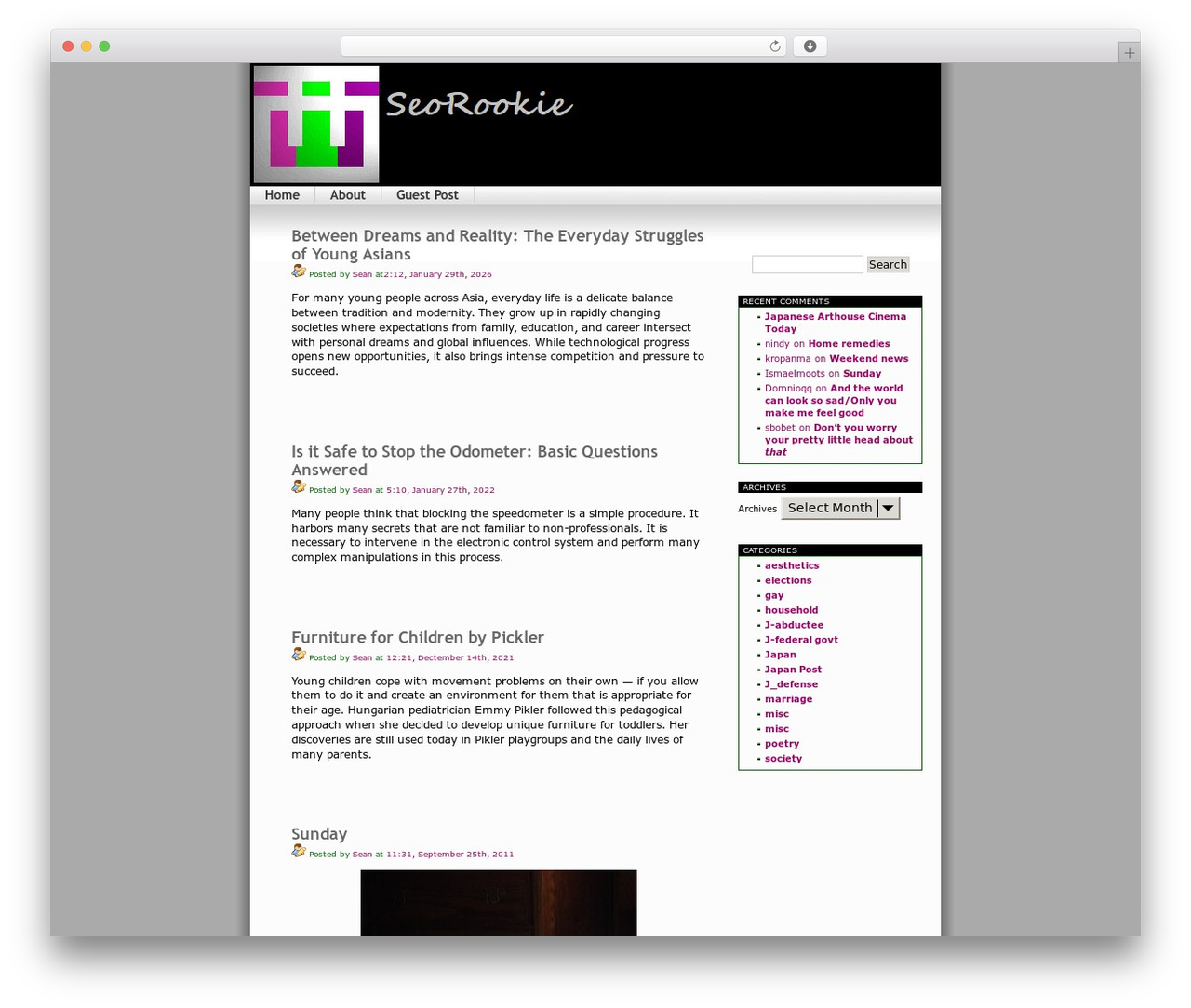 Contempt v2 theme WordPress - seorookie.net Contempt v2 theme WordPress - seorookie.net