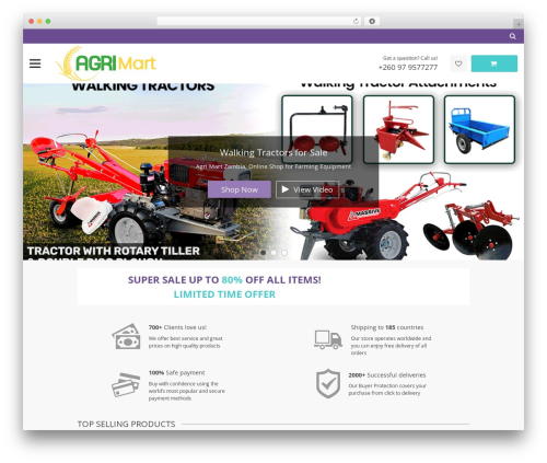 DavinciWoo WP theme - agrimartafrica.net