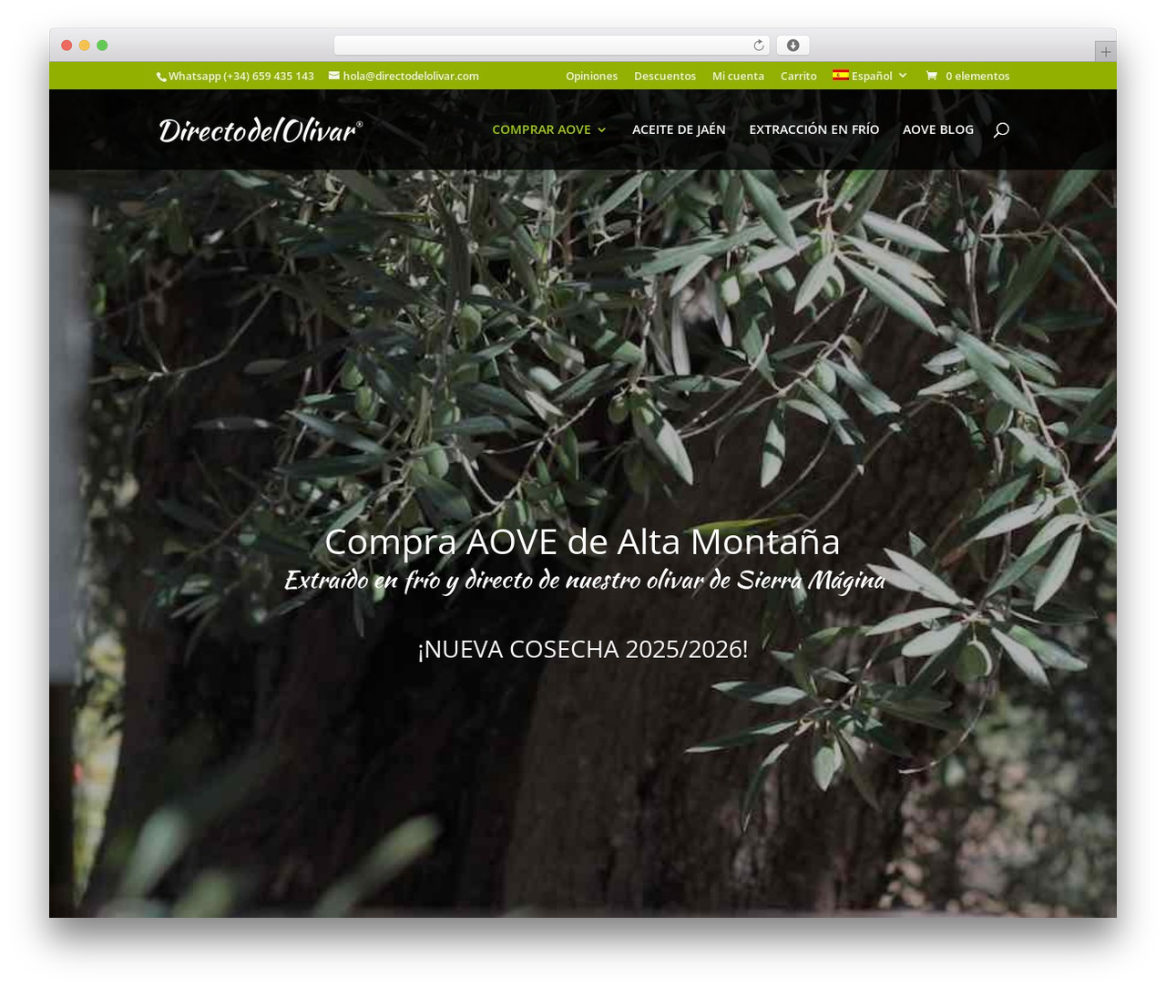 Divi Tema Hijo WordPress theme - directodelolivar.com Divi Tema Hijo WordPress theme - directodelolivar.com