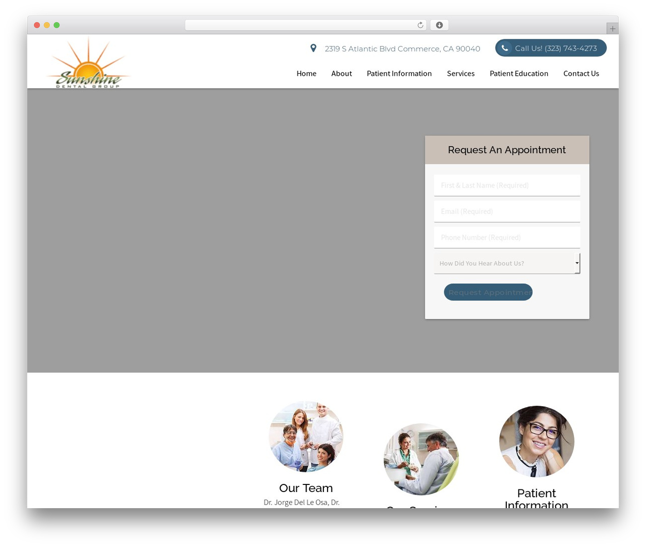 DoctorGenius Framework WordPress theme - sunshinedentalcommerce.com