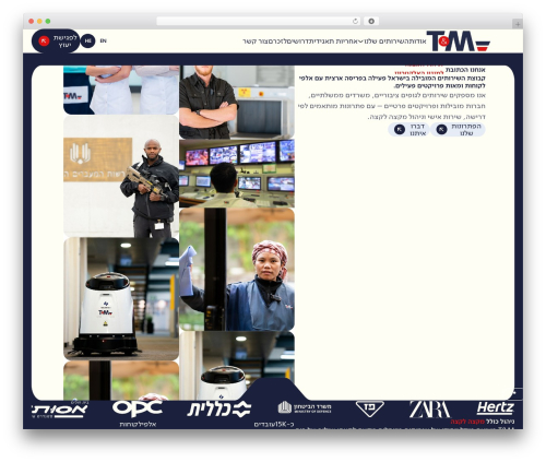 Elevate Theme WordPress theme design - tmprotection.co.il