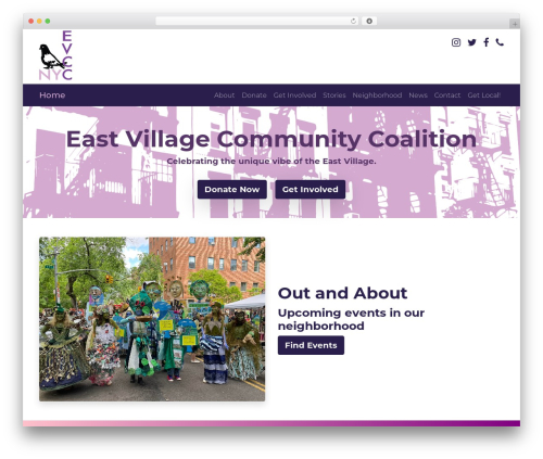 EVCC theme WordPress - evccnyc.org