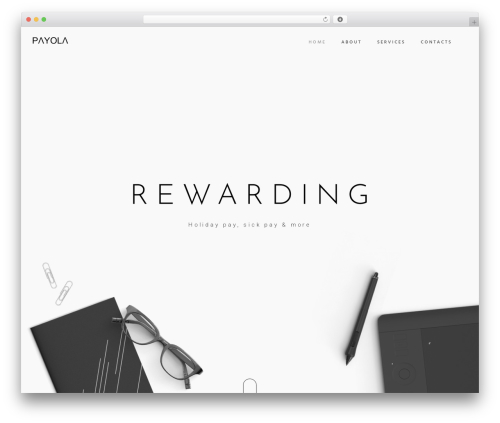 Hazel WordPress theme - payolalimited.co.uk