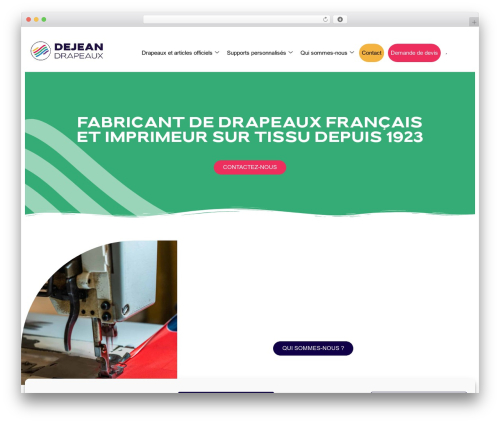 Shopbuilder WordPress plugin - dejean-drapeaux.com