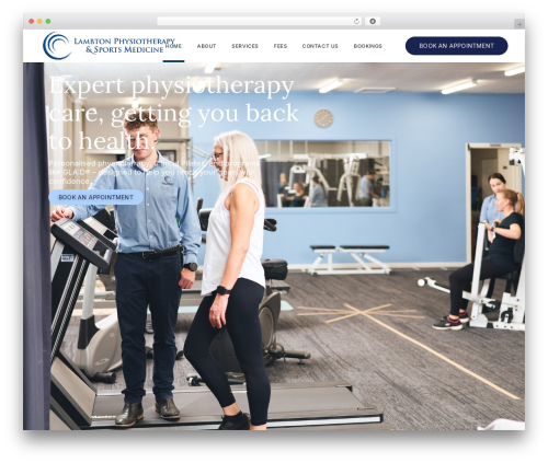 HouseMed premium WordPress theme - lambtonphysio.com.au