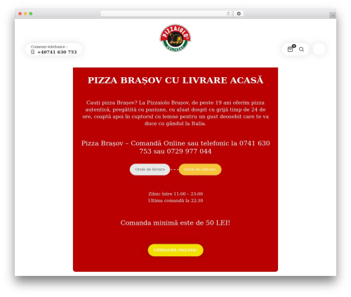 Lafka theme WordPress - pizzaiolo-brasov.ro
