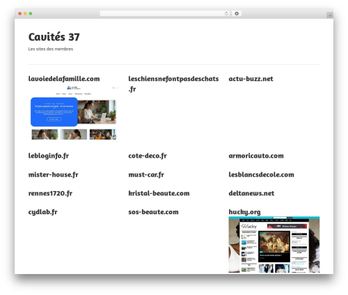 Maxwell theme WordPress - cavites37.fr