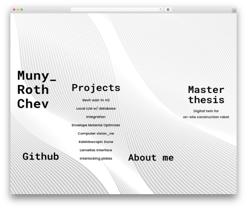 Quadric top WordPress theme - munyroth.com