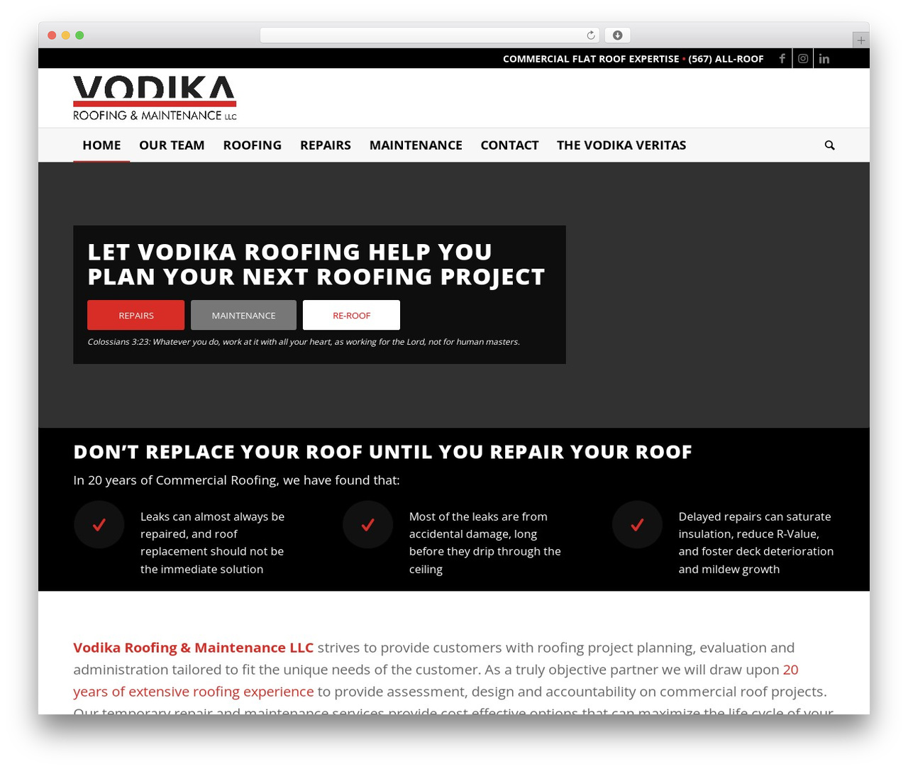 Theme WordPress NDESIGN - vodikaroof.com